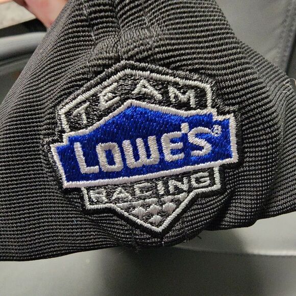 Nascar Hat Jimmie Johnson 48 Lowes Racing Black Blue Racecar Dad Cap Med Large - Picture 5 of 9